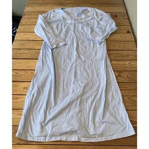 Keyocean Long Sleeve Nightgown Size XL Women’s Blue
